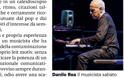 Il quotidiano del sud- Danilo Rea e il suo pianoforte – La magia della musica nel centro storico